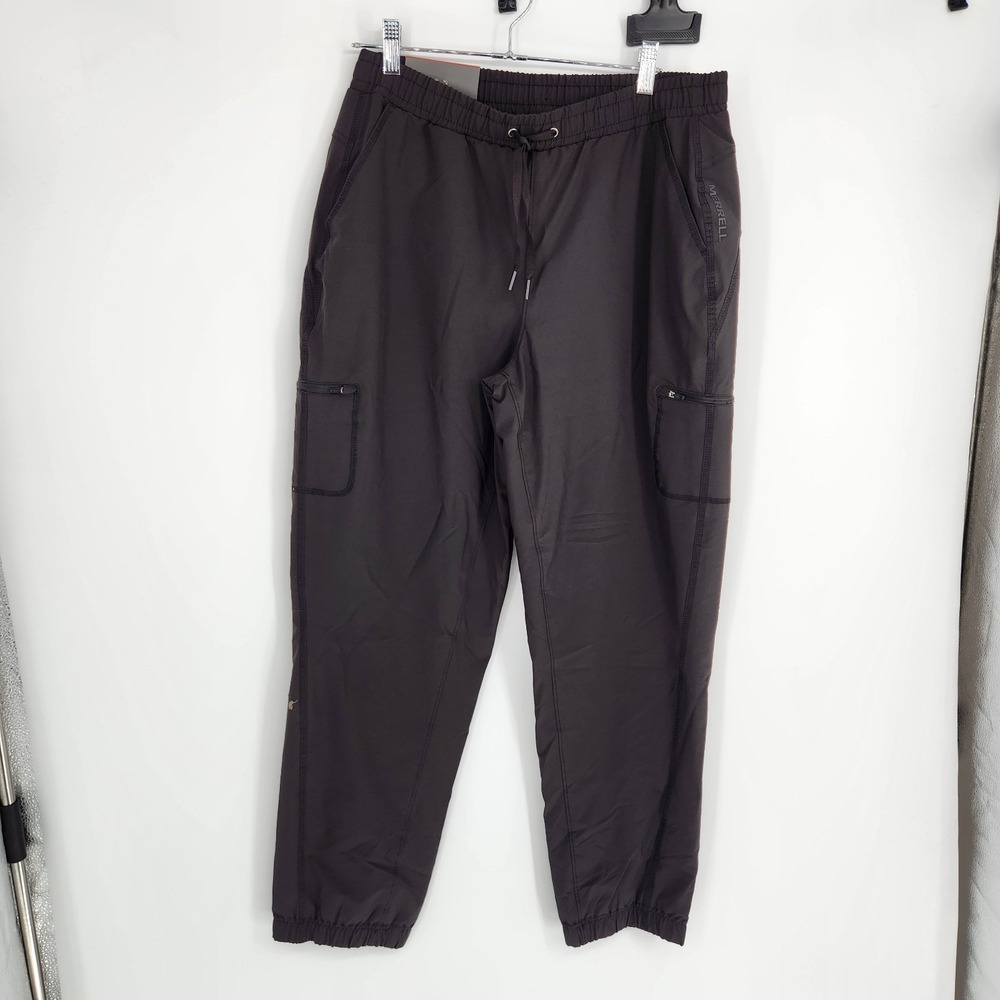 Merrell Women's Medium Black Fleece Lined Jogger Pants NWOT